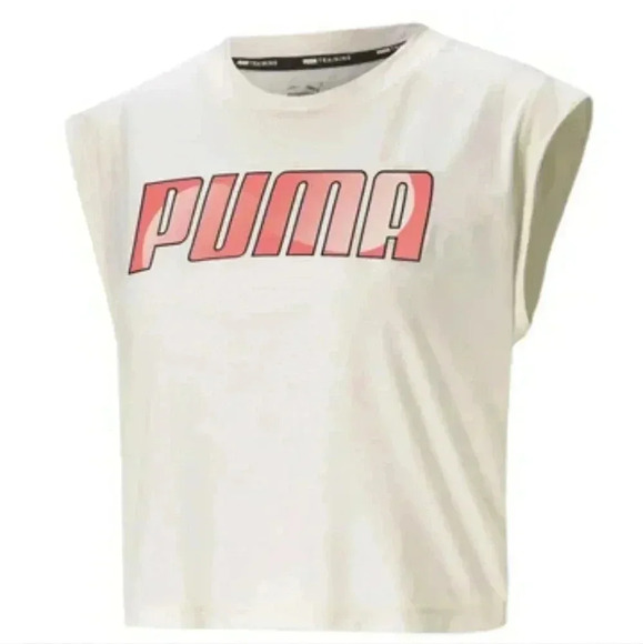 PUMA Train Logo cap sleeve‎ tee - Picture 1 of 6